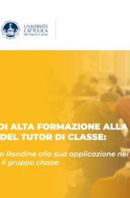 Docente tutor classe Rondine: disponibile il bando
